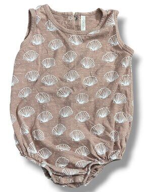 Rylee + Cru Seashell Bubble Onesie Romper Size 12-18M